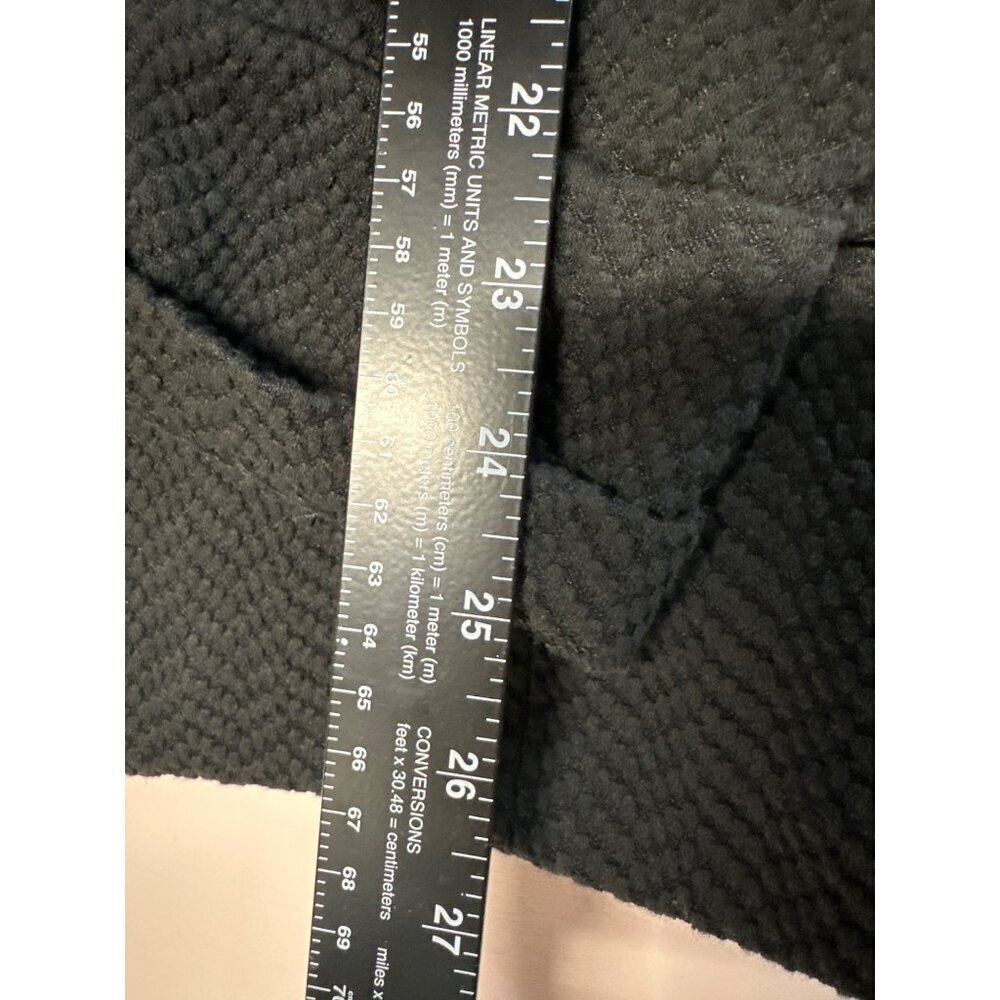 Joan Rivers Women’s XS Black Textured Blazer Gold Tone Buttons Preppy Academia - Picture 7 of 9
